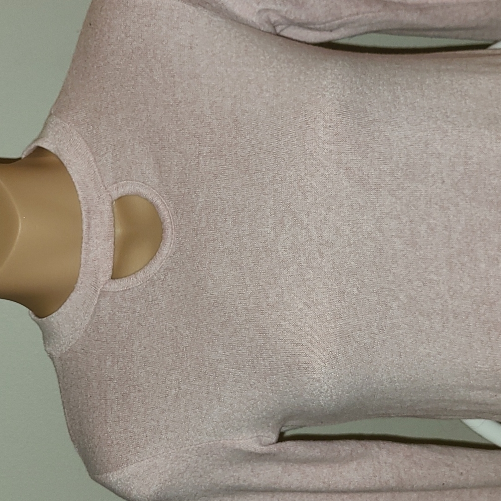 Blush pink sweater dress junior size 10 - Picture 3 of 6